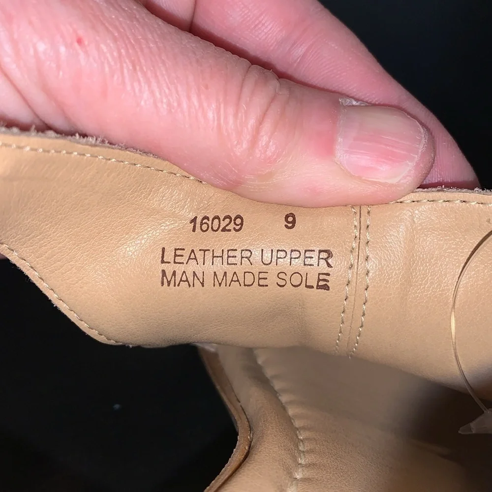 Sophia Milano Suede Wedge Heel‎ Sandals.  Size 9.  Made in Italy.